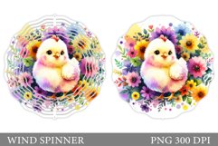 Chicken Wind Spinner Sublimation. Chicken Sublimation Product Image 1