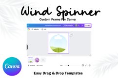 Wind Spinner Canva Frame Mockup Template Easy Drag and Drop4 Product Image 2