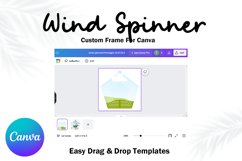 Wind Spinner Canva Frame Mockup Template Easy Drag and Drop5 Product Image 2
