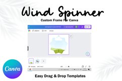 Wind Spinner Canva Frame Mockup Template Easy Drag and Drop7 Product Image 2