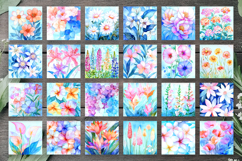 Wind Spinners Bundle | Watercolor Flowers Product Image 2