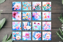 Wind Spinners Bundle | Watercolor Flowers Product Image 4