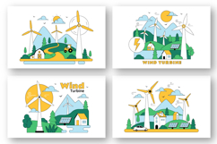 10 Wind Turbine Illustration Product Image 2