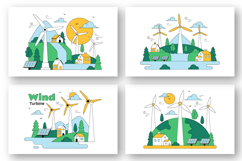 10 Wind Turbine Illustration Product Image 3