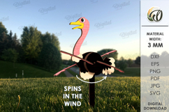 3D Windmill Garden decors Bundle Laser Cut. Whirligig SVG Product Image 14