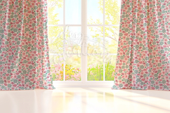 Ditsy Floral Seamless Pattern Hand-Drawn in Pinks &amp; Greens Product Image 4