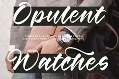 Winds Rolling - Bold Calligraphy Script Font Product Image 3