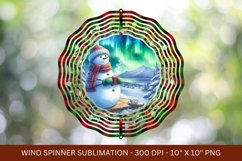 snowman christmas wind spinner png sublimation Product Image 1