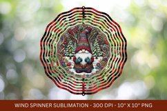 gnome christmas wind spinner png sublimation Product Image 1