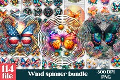 Butterfly flower wind spinner | Wind spinner bundle Product Image 1