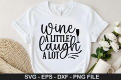 Coffee Quotes SVG Design - Wine Is My Valentine Product Image 3