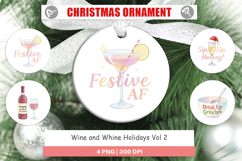 Ornament Wine and Whine Quotes Product Image 1