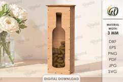 Wine &amp; Beer Cork Boxes Bundle Laser Cut. Storage Box SVG Product Image 12