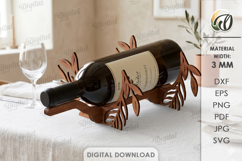 Wine Bottle Holders Bundle Laser Cut. Wine Stand SVG Product Image 6
