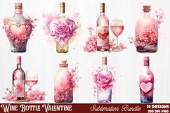 Wine Bottle Valentine Clipart Bundle, Valentine Wine Bottle Clipart, Valentine Wine Bottle Clipart Bundle, Valentine Wine Bottle Watercolor, Watercolor Valentine Wine Bottle, Valentine Wine Bottle Sublimation, Valentine Wine Bottle, Valentine Wine Bottle 