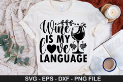 Funny Wine SVG Design - Wine makes me happy you not so much Product Image 4