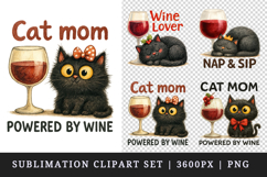 Wine Lover clipart printable sublimation design png Product Image 1