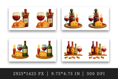 Wine Lover mug wrap printable sublimation design Product Image 2