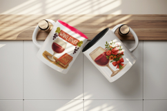 Wine Lover mug wrap printable sublimation design Product Image 3