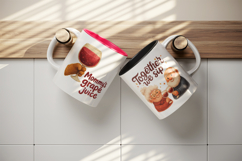 Wine Lover mug wrap printable sublimation design Product Image 3