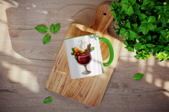 Wine Lover mug wrap printable sublimation design Product Image 4