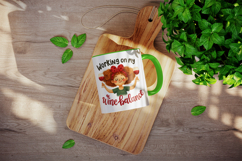 Wine Lover mug wrap printable sublimation design Product Image 4