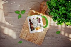 Wine Lover mug wrap printable sublimation design Product Image 4