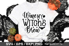 Wine My Watch&#039;s Brew SVG - Halloween Design Product Image 1