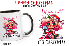 Funny Christmas Quote Clipart Sublimation PNG Product Image 24