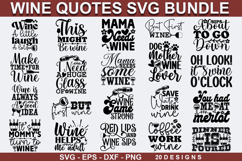 Wine Quotes SVG Bundle - Funny Wine Quotes Design Product Image 1