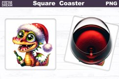 Christmas Wine Square Coaster | Bird Wine Coaster Bundle Product Image 15