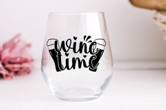 Wine time SVG, Wine SVG Design Product Image 1