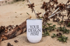 Wine tumbler mockup 12 oz Beach Product Image 1