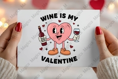 Wine Valentine PNG, Valentines Day Product Image 2