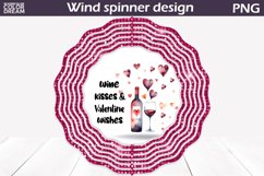 Wind Wind Spinner Sublimation | Valentines Day Wind Spinner Product Image 1