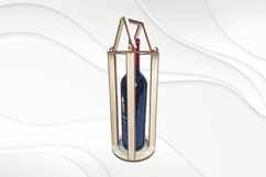 Wine gift box with handles, laser cutting bottle holder Product Image 4