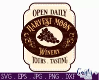 Vintage Farmhouse Home Sign | Winery Svg Wall Art Cut File Product Image 2
