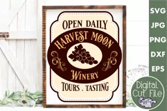 Vintage Farmhouse Home Sign | Winery Svg Wall Art Cut File Product Image 1
