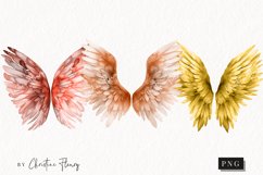 Watercolor Fall Wings | Fall PNG Product Image 1
