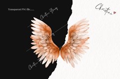 Watercolor Fall Wings | Fall PNG Product Image 2