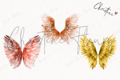 Watercolor Fall Wings | Fall PNG Product Image 3