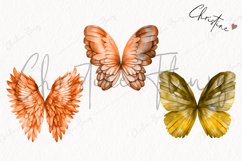 Watercolor Fall Wings | Fall PNG Product Image 3