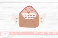 Love Letter Clipart Sticker | Valentine Clipart Sticker Product Image 1