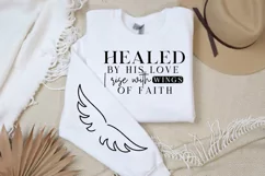 Healed By His Love Sleeve SVG, Christian SVG Design Product Image 3