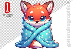 Winter Animal Clipart - PNG File Product Image 1