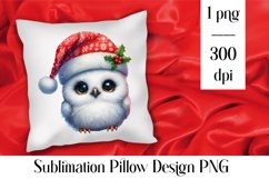 Merry christmas Sublimation - animal pillow clipart Product Image 1