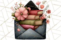 Winter Animals in Envelopes Clipart PNG, Mini Winter World Product Image 4