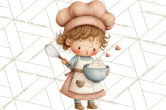 Gingerbread Winter Bakery Clip Art PNG Graphics Product Image 4