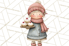 Gingerbread Winter Bakery Clip Art PNG Graphics Product Image 4