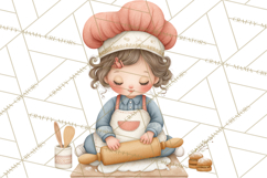 Gingerbread Winter Bakery Clip Art PNG Graphics Product Image 3